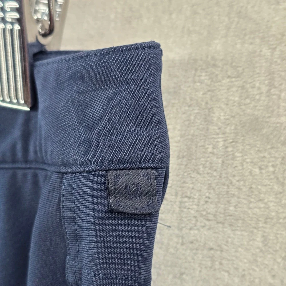 Lululemon ABC Pant Mens 32 Navy Blue Slim Fit Warpstreme Performance‎ Trousers